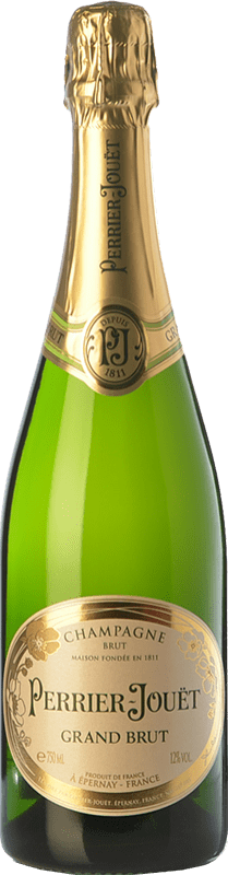 59,95 € | Spumante bianco Perrier-Jouët Grand Brut Riserva A.O.C. Champagne champagne Francia Pinot Nero, Chardonnay, Pinot Meunier 75 cl