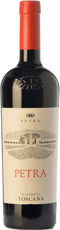 43,95 € | Red wine Petra I.G.T. Toscana Tuscany Italy Merlot, Cabernet Sauvignon Bottle 75 cl