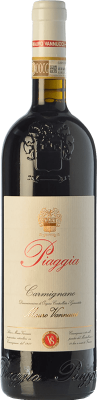 44,95 € | Red wine Piaggia Riserva Reserve D.O.C.G. Carmignano Tuscany Italy Merlot, Cabernet Sauvignon, Sangiovese, Cabernet Franc Bottle 75 cl