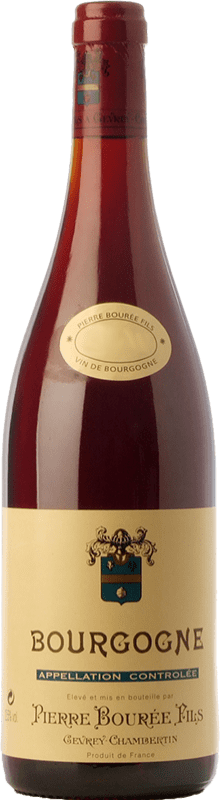 Free Shipping | Red Wine Pierre Bourée Crianza — Aged A.O.C. Bourgogne Burgundy France Pinot Noir 75 cl