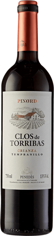 7,95 € | Red wine Pinord Clos de Torribas Aged D.O. Penedès Catalonia Spain Tempranillo 75 cl