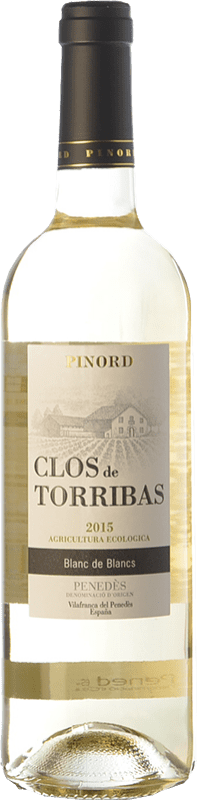 7,95 € Free Shipping | White wine Pinord Clos de Torribas Blanc D.O. Penedès Catalonia Spain Macabeo, Xarel·lo, Gewürztraminer, Parellada Bottle 75 cl