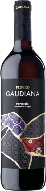 9,95 € Бесплатная доставка | Красное вино Pinord Gaudiana Tempranillo молодое D.O. Catalunya