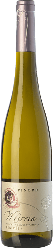 8,95 € Free Shipping | White wine Pinord Mireia D.O. Penedès Catalonia Spain Muscat, Sauvignon White, Gewürztraminer Bottle 75 cl