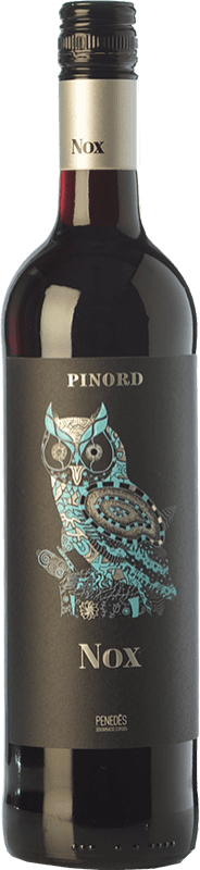 6,95 € Free Shipping | Red wine Pinord NOX Misterio Joven D.O. Penedès Catalonia Spain Tempranillo, Merlot, Cabernet Sauvignon Bottle 75 cl