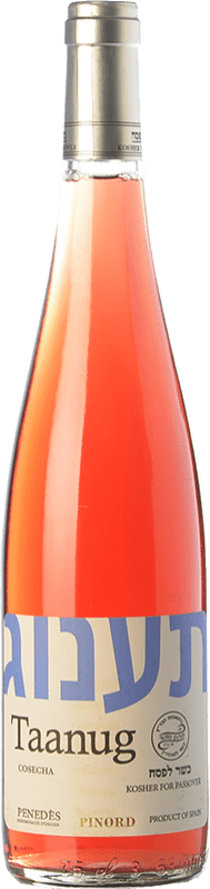 Envío gratis | Vino Rosado Pinord Taanug D.O. Penedès Cataluña España Tempranillo 75 cl