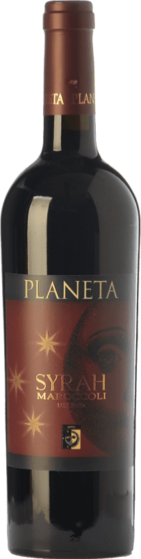 Kostenloser Versand | Rotwein Planeta Maroccoli Crianza — Kurze Fassreifung I.G.T. Terre Siciliane Sizilien Italien Syrah 75 cl