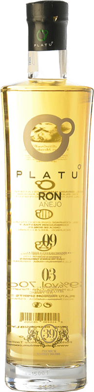 Бесплатная доставка | Ром Platu Añejo Галисия Испания 70 cl