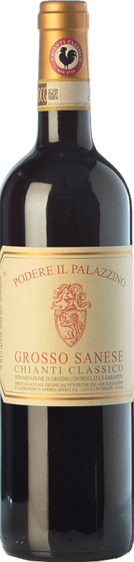 38,95 € Envío gratis | Vino tinto Il Palazzino Grosso Sanese D.O.C.G. Chianti
