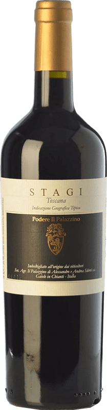 23,95 € | Красное вино Il Palazzino Stagi I.G.T. Toscana Тоскана Италия Colorino 75 cl