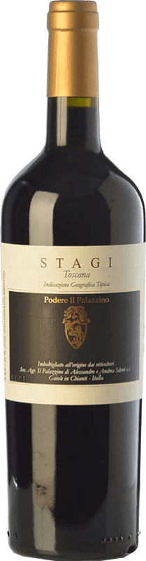 Бесплатная доставка | Красное вино Il Palazzino Stagi I.G.T. Toscana Тоскана Италия Colorino — Колорино 75 cl