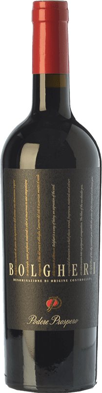 28,95 € | Vinho tinto Podere Prospero D.O.C. Bolgheri Tuscany Itália Merlot, Cabernet Sauvignon, Cabernet Franc 75 cl