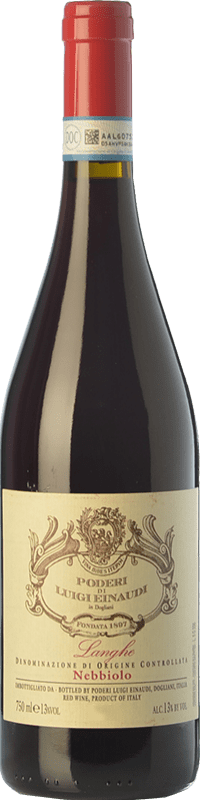 18,95 € | Красное вино Einaudi D.O.C. Langhe Пьемонте Италия Nebbiolo 75 cl