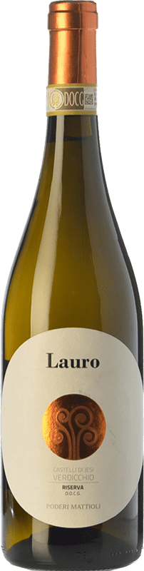 Free Shipping | White wine Mattioli Classico Superiore Lauro D.O.C. Verdicchio dei Castelli di Jesi Marche Italy Verdicchio 75 cl