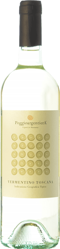 Бесплатная доставка | Белое вино Poggio Argentiera I.G.T. Toscana Тоскана Италия Vermentino 75 cl