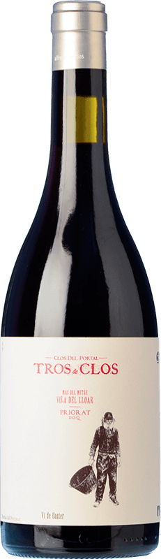48,95 € Spedizione Gratuita | Vino Rosso Portal del Priorat Tros de Clos Crianza — Invecchiato in Botte D.O.Ca. Priorat