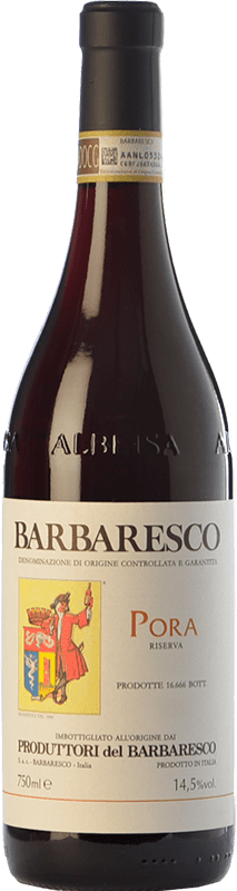 84,95 € Free Shipping | Red wine Produttori del Barbaresco Pora D.O.C.G. Barbaresco Piemonte Italy Nebbiolo Bottle 75 cl