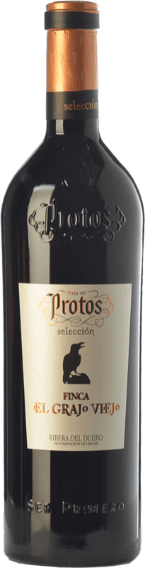 71,95 € Free Shipping | Red wine Protos Selección Finca El Grajo Viejo Crianza D.O. Ribera del Duero Castilla y León Spain Tempranillo Bottle 75 cl