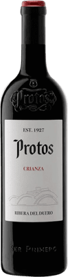 Free Shipping | Red wine Protos Aged D.O. Ribera del Duero Castilla y León Spain Tempranillo 75 cl