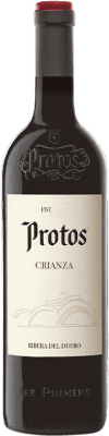 Free Shipping | Red wine Protos Aged D.O. Ribera del Duero Castilla y León Spain Tempranillo 75 cl