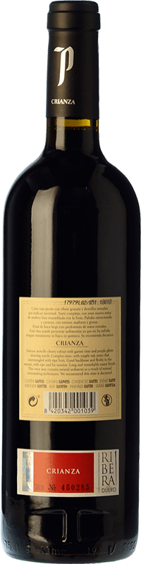 18,95 € Free Shipping | Red wine Protos Crianza D.O. Ribera del Duero Castilla y León Spain Tempranillo Bottle 75 cl