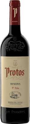 Envío gratis | Vino tinto Protos Reserva D.O. Ribera del Duero Castilla y León España Tempranillo 75 cl