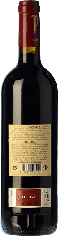 25,95 € Free Shipping | Red wine Protos Reserva D.O. Ribera del Duero Castilla y León Spain Tempranillo Bottle 75 cl