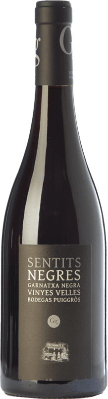 15,95 € Spedizione Gratuita | Vino Rosso Puiggròs Sentits Negres Crianza — Invecchiato in Botte D.O. Catalunya