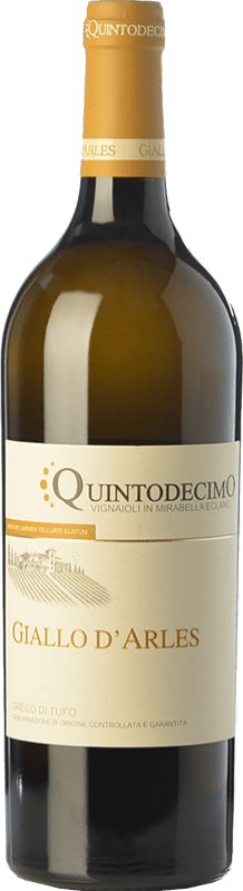 39,95 € | White wine Quintodecimo Giallo D'Arles D.O.C.G. Greco di Tufo  Campania Italy Greco Bottle 75 cl