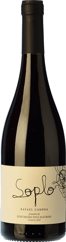 7,95 € Free Shipping | Red wine Rafael Cambra El Soplo Joven D.O. Valencia Valencian Community Spain Grenache Bottle 75 cl