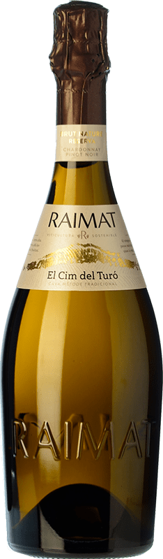 Spumante bianco Raimat El Cim del Turó Brut Nature D.O. Cava Catalogna Spagna Pinot Nero, Chardonnay Bottiglia 75 cl