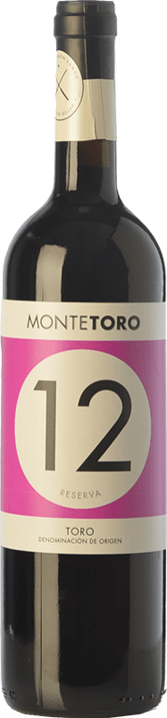 12,95 € Free Shipping | Red wine Ramón Ramos Monte Toro Reserva D.O. Toro Castilla y León Spain Tinta de Toro Bottle 75 cl