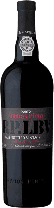 22,95 € | Fortified wine Ramos Pinto Late Bottled Vintage I.G. Porto Porto Portugal Touriga Nacional, Tinta Roriz, Tinta Barroca Bottle 75 cl