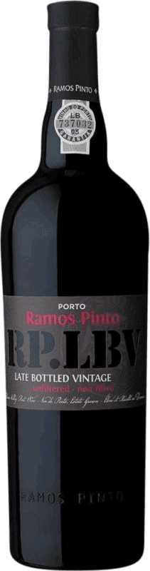 29,95 € | Vinho fortificado Ramos Pinto Late Bottled Vintage I.G. Porto Porto Portugal Touriga Nacional, Tinta Roriz, Tinta Barroca 75 cl
