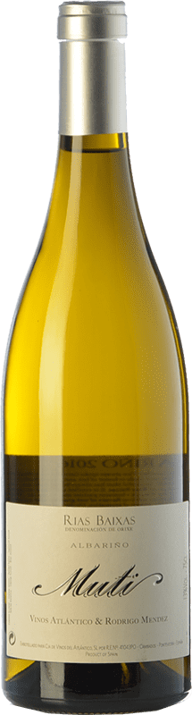 39,95 € Envio grátis | Vinho branco Raúl Pérez Muti Crianza D.O. Rías Baixas