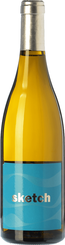 48,95 € Free Shipping | White wine Raúl Pérez Sketch Crianza Spain Albariño Bottle 75 cl