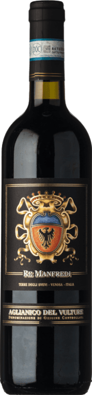 19,95 € | Red wine Re Manfredi D.O.C. Aglianico del Vulture Basilicata Italy Aglianico Bottle 75 cl