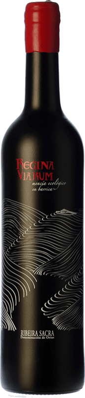 Envío gratis | Vino tinto Regina Viarum Ecológico Joven D.O. Ribeira Sacra Galicia España Mencía Ecológico 75 cl