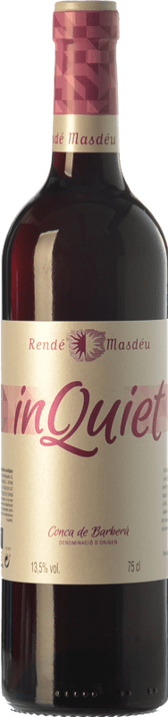 Envio grátis | Vinho tinto Rendé Masdéu Inquiet Jovem D.O. Conca de Barberà Catalunha Espanha Cabernet Sauvignon Biológico 75 cl
