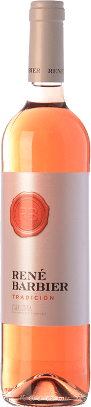 4,95 € | Vinho rosé René Barbier Tradición Jovem D.O. Catalunya Catalunha Espanha Tempranillo, Merlot 75 cl