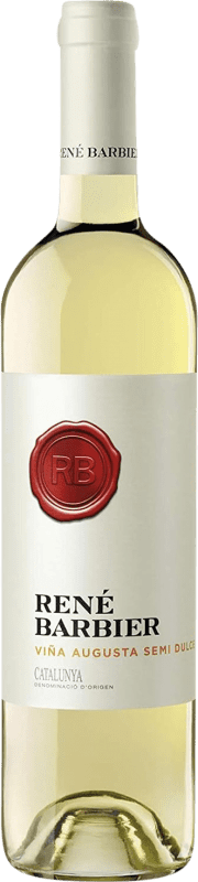 3,95 € Free Shipping | White wine René Barbier Viña Augusta Semi Dry Joven D.O. Catalunya Catalonia Spain Muscat of Alexandria, Macabeo, Xarel·lo, Parellada Bottle 75 cl