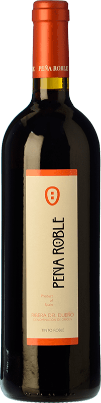 9,95 € | Red wine Resalte Peña Oak D.O. Ribera del Duero Castilla y León Spain Tempranillo Bottle 75 cl