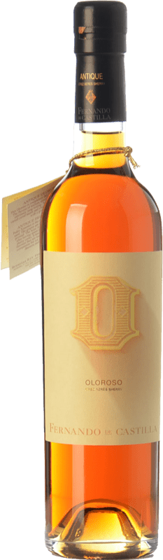 Free Shipping | Fortified wine Fernando de Castilla Antique Oloroso D.O. Manzanilla-Sanlúcar de Barrameda Andalusia Spain Palomino Fino Medium Bottle 50 cl