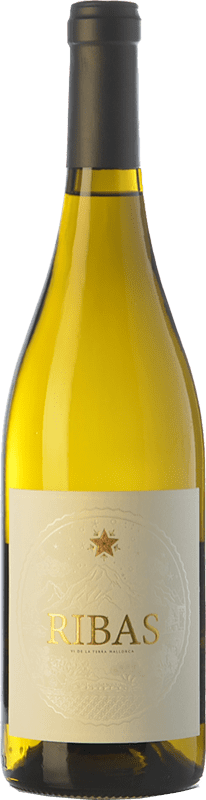 18,95 € Free Shipping | White wine Ribas Blanc I.G.P. Vi de la Terra de Mallorca Balearic Islands Spain Viognier, Premsal Bottle 75 cl