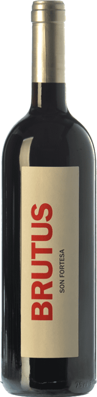 25,95 € Free Shipping | Red wine Ribas Brutus Son Fortesa Crianza I.G.P. Vi de la Terra de Mallorca Balearic Islands Spain Syrah, Gargollassa Bottle 75 cl