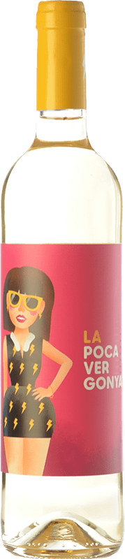 Envío gratis | Vino blanco Ribera d'Ebre La Poca Vergonya D.O. Tarragona Cataluña España Garnacha Blanca, Moscato, Macabeo 75 cl