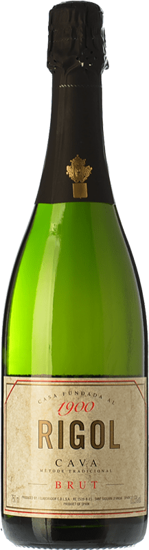 Envio grátis | Espumante Branco Rigol Brut — Bruto Jovem D.O. Cava Catalunha Espanha Macabeo, Xarel·lo, Parellada 75 cl