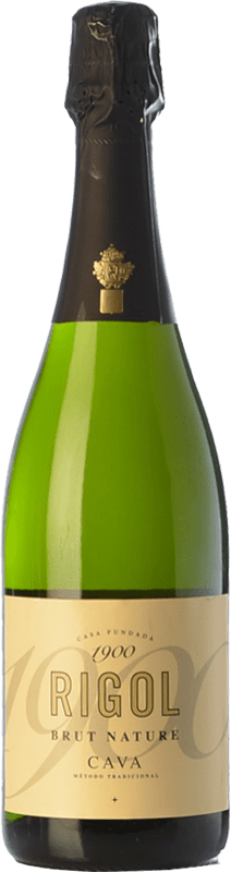Envoi gratuit | Vin Mousseux Blanc Rigol Brut Nature Jeune D.O. Cava Catalogne Espagne Macabeo — Macabeu, Xarel·lo, Parellada 75 cl