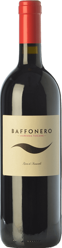 162,95 € Free Shipping | Red wine Rocca di Frassinello Baffonero D.O.C. Maremma Toscana Tuscany Italy Merlot Bottle 75 cl
