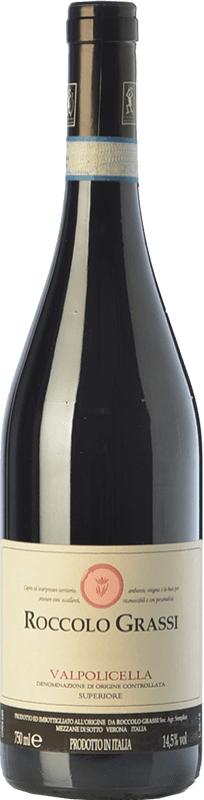 25,95 € | Red wine Roccolo Grassi Superiore D.O.C. Valpolicella Veneto Italy Corvina, Rondinella, Corvinone, Croatina 75 cl
